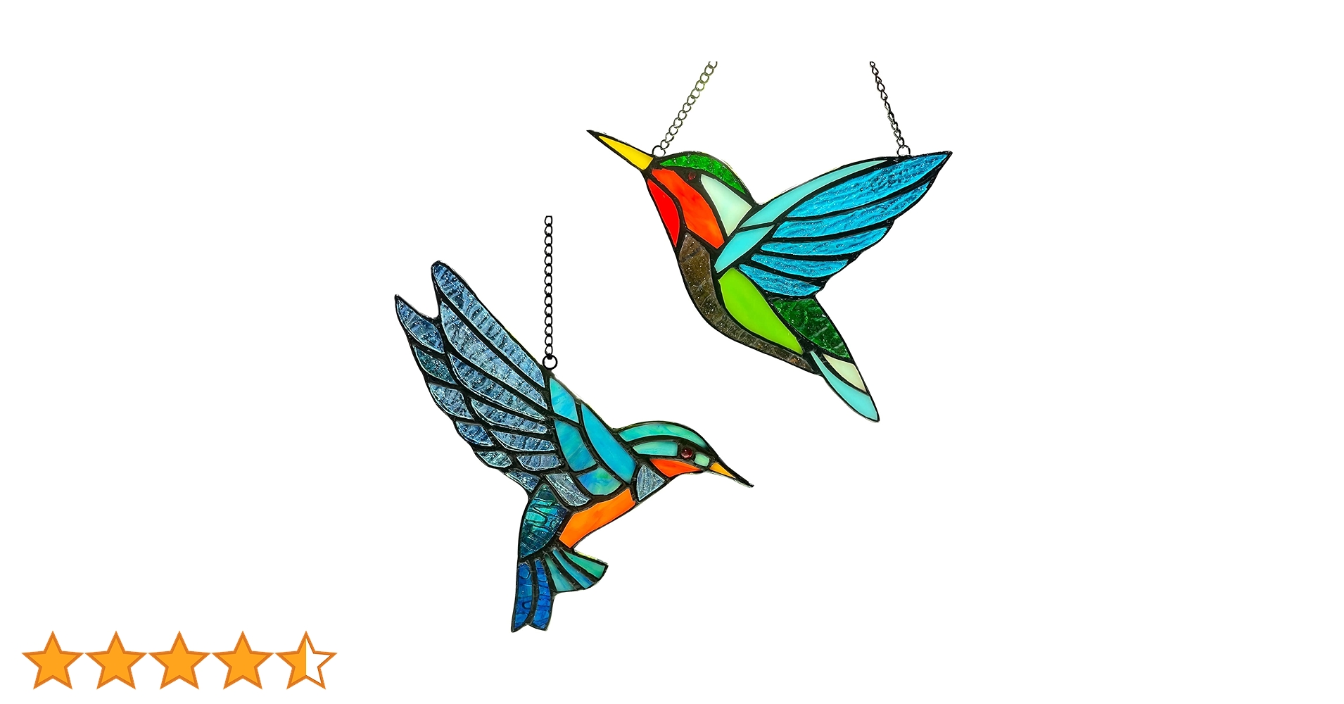 トロント・ステンドグラス Hummingbird ハミングバード ハチドリ ハチドリ ハミングバード ステンドグラス オーナメント（ガラス